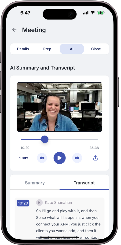 AI transcript